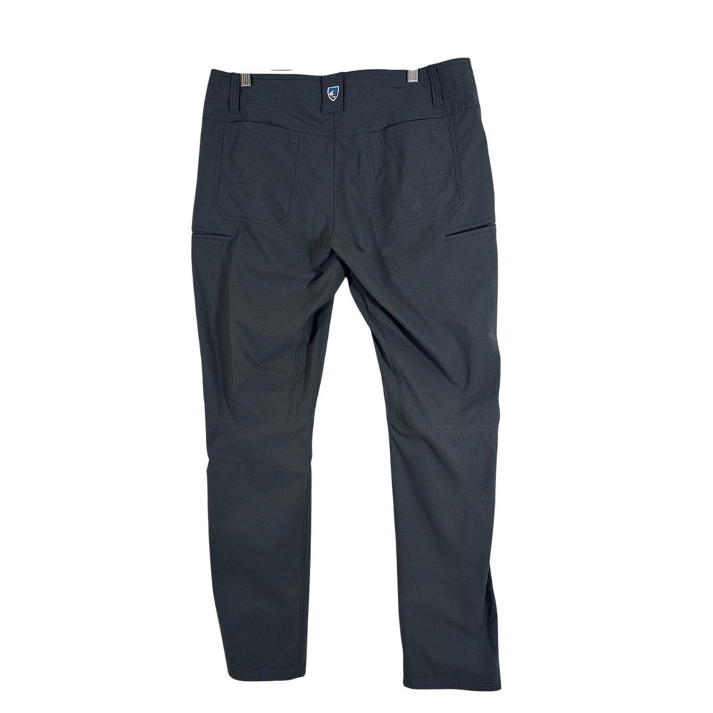 Kuhl Mens Hiking Pants Charcoal Gray Ripstop Outdoor Trekking 34x32 - Picture 7 of 13